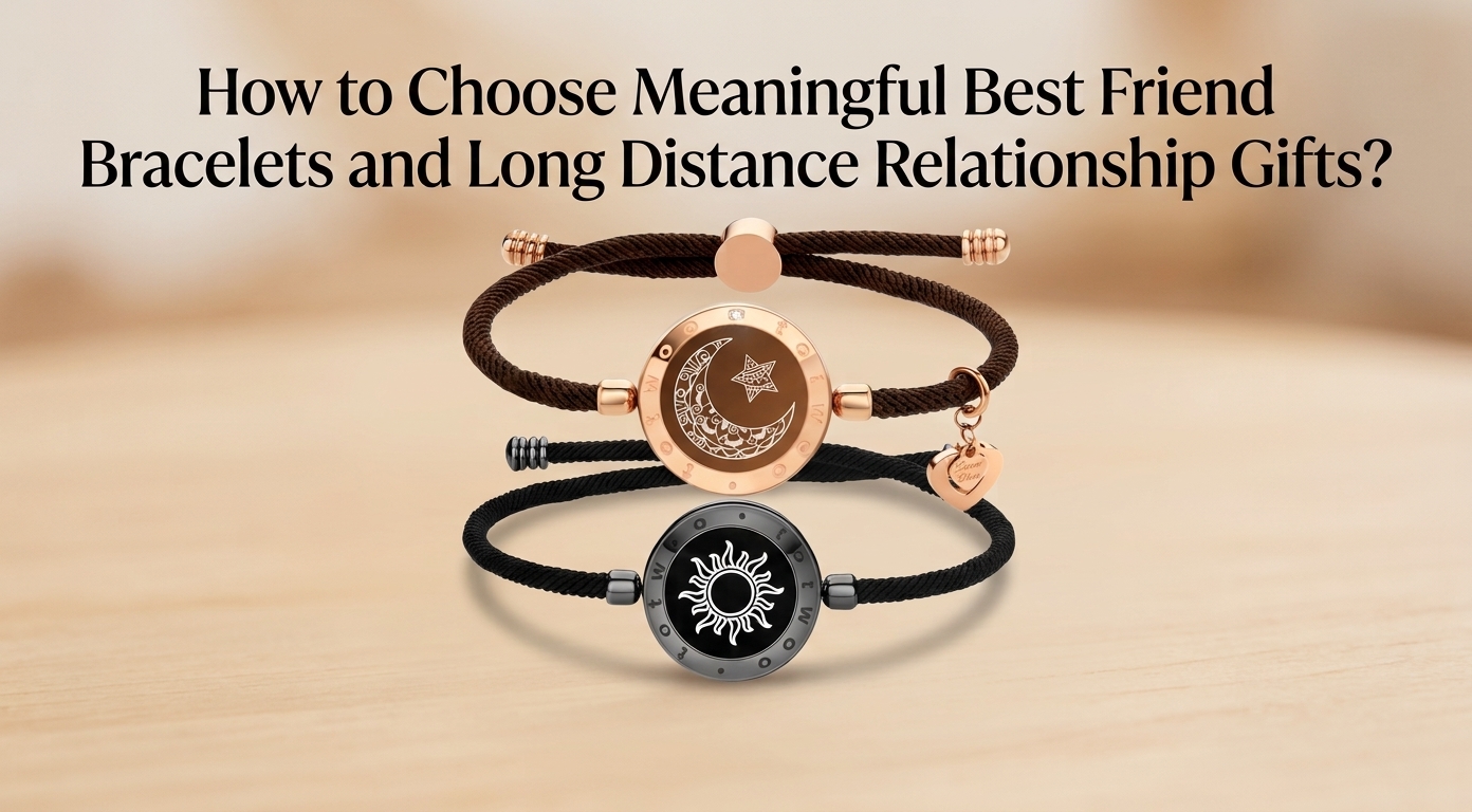 Totwoo best friend bracelets and long distance relationship gifts